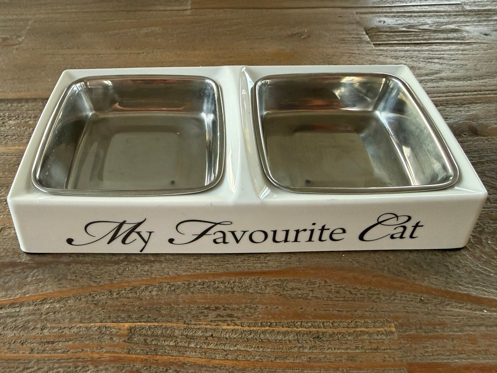 *Z.G.A.N. ETENSBAK VOOR DE KAT ‘MY FAVOURITE CAT’ *, Ophalen of Verzenden, Zo goed als nieuw