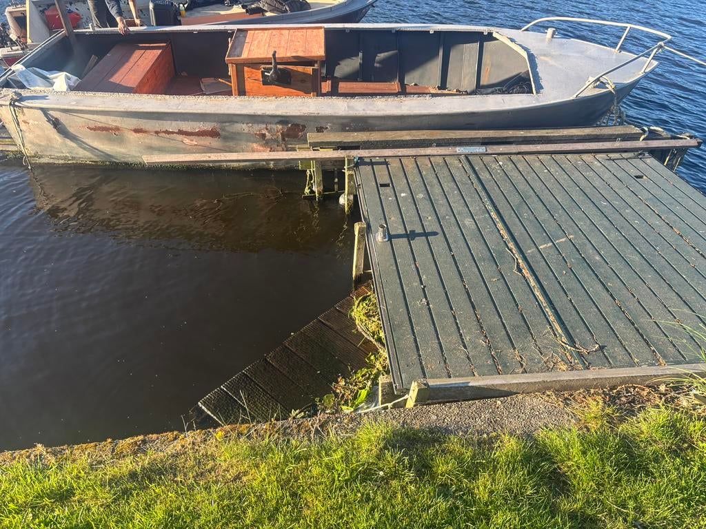 Stalen sloep, Watersport en Boten, Ophalen of Verzenden, Gebruikt, Motor en Techniek, Motorboot