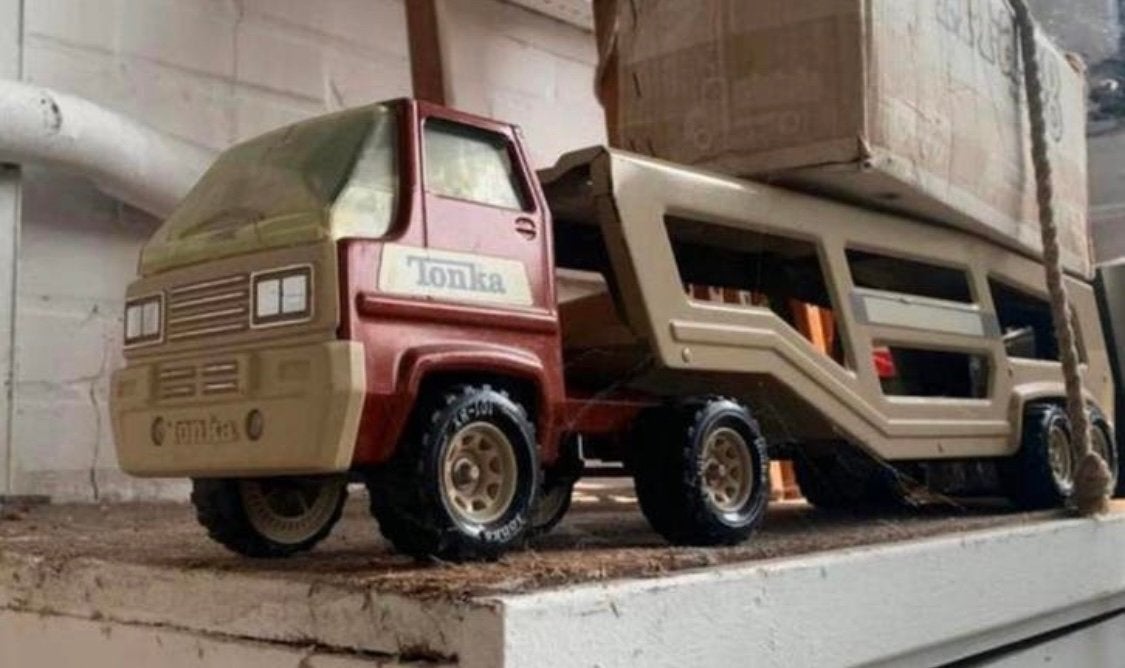 Tonka grote Tonka model auto vrachtwagen voor verzamelaars, Ophalen of Verzenden