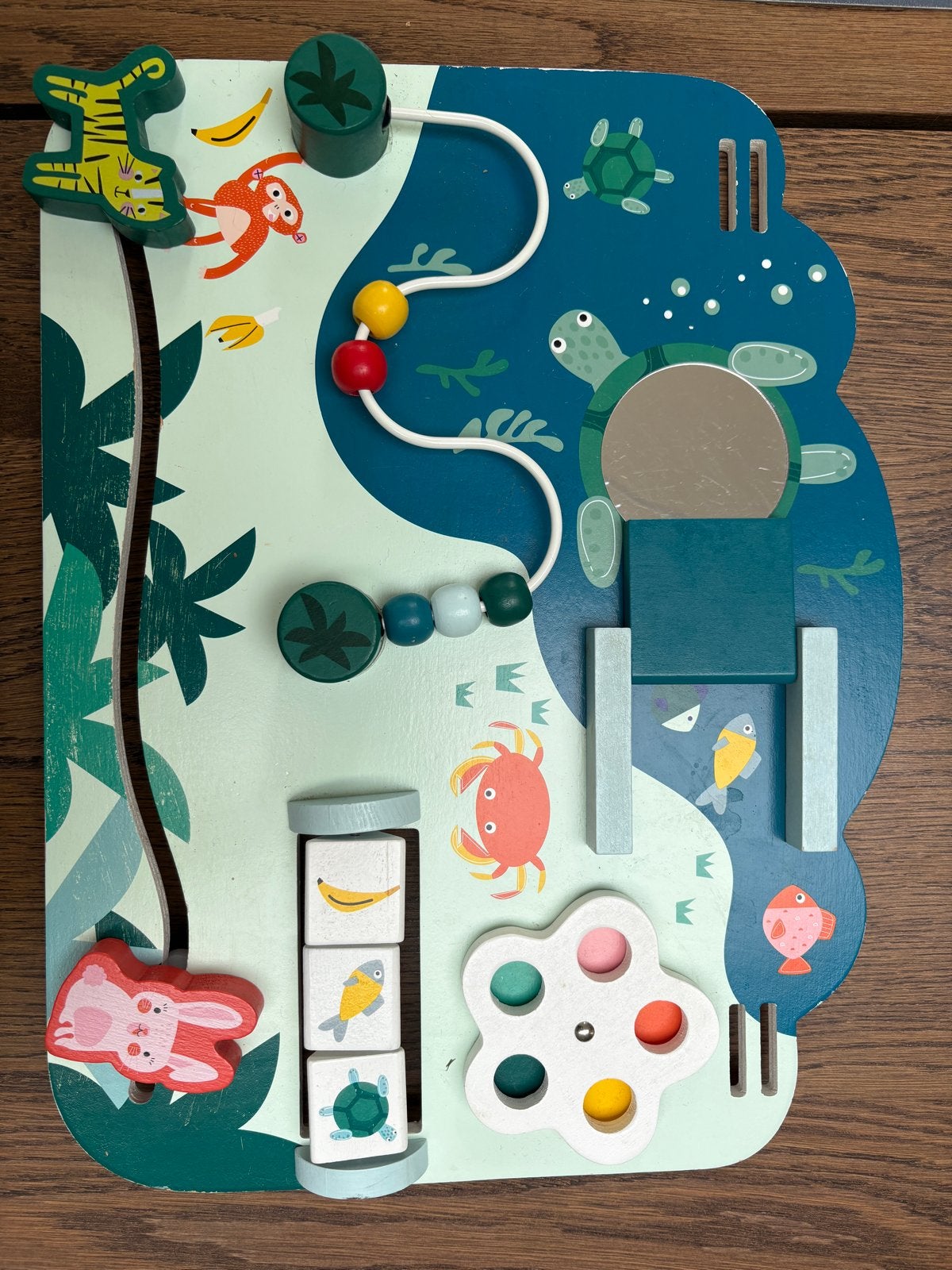 Hema Activity board voor in de box - Jungle thema, Ophalen, Gebruikt, Overige typen