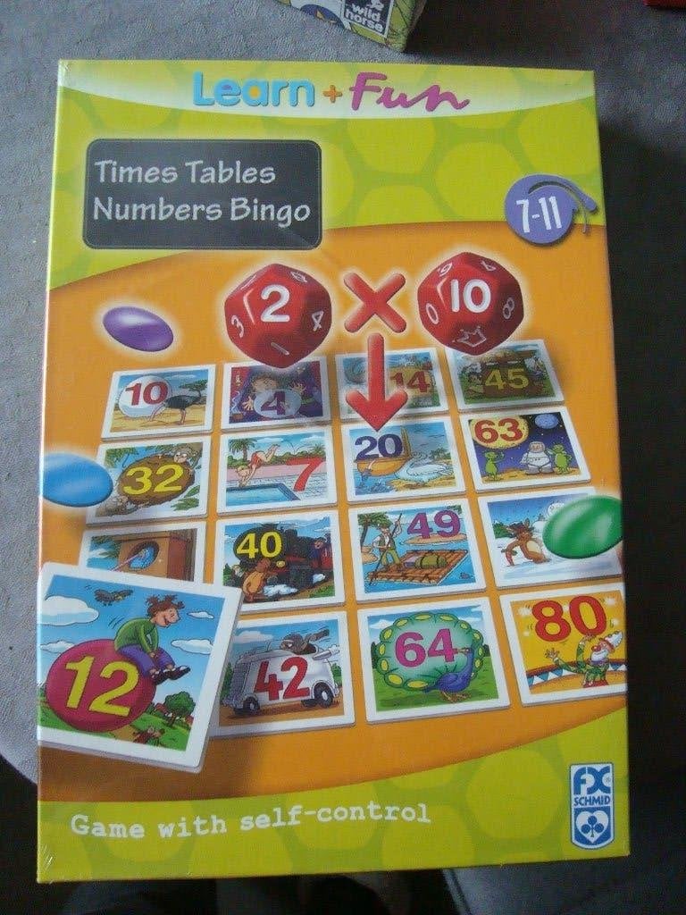 Times tables nubers bingo nieuw, Hobby en Vrije tijd, Ophalen of Verzenden, Nieuw