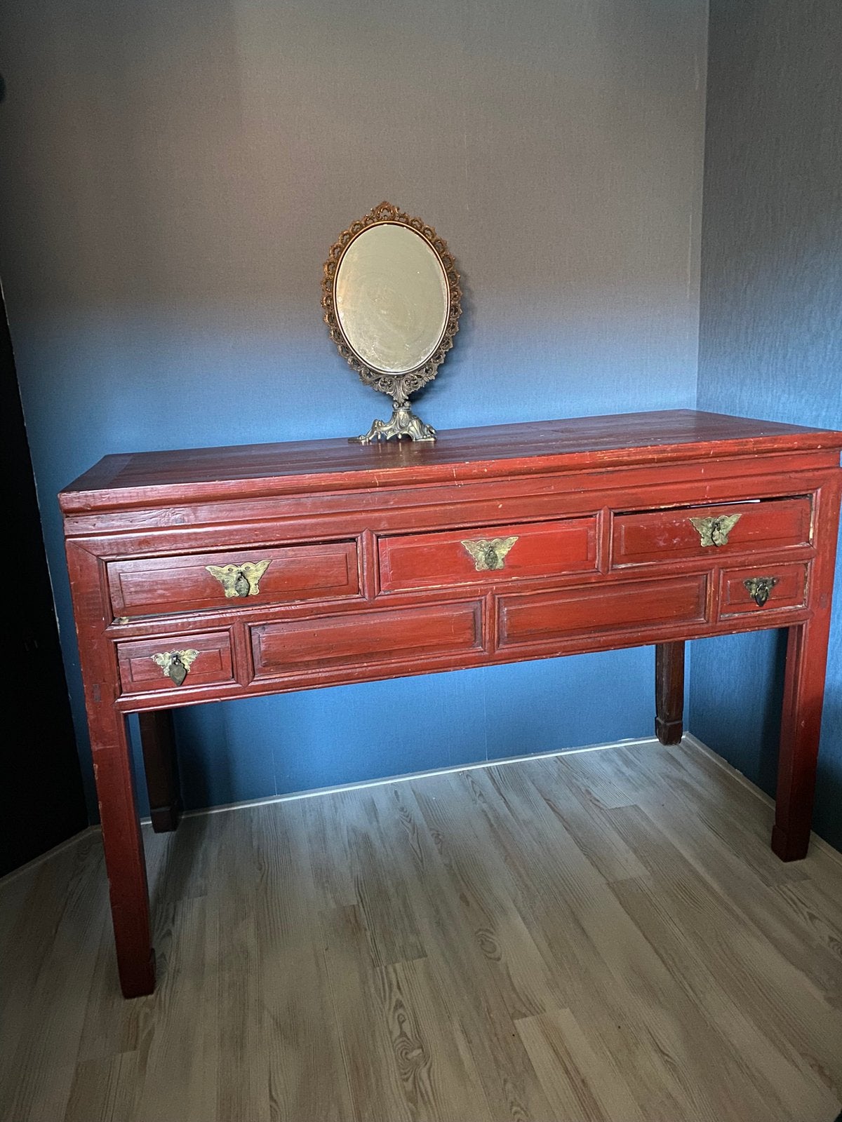 Mooie oude kast/sidetable, Huis en Inrichting, Ophalen, Gebruikt, 100 tot 150 cm, Oosters