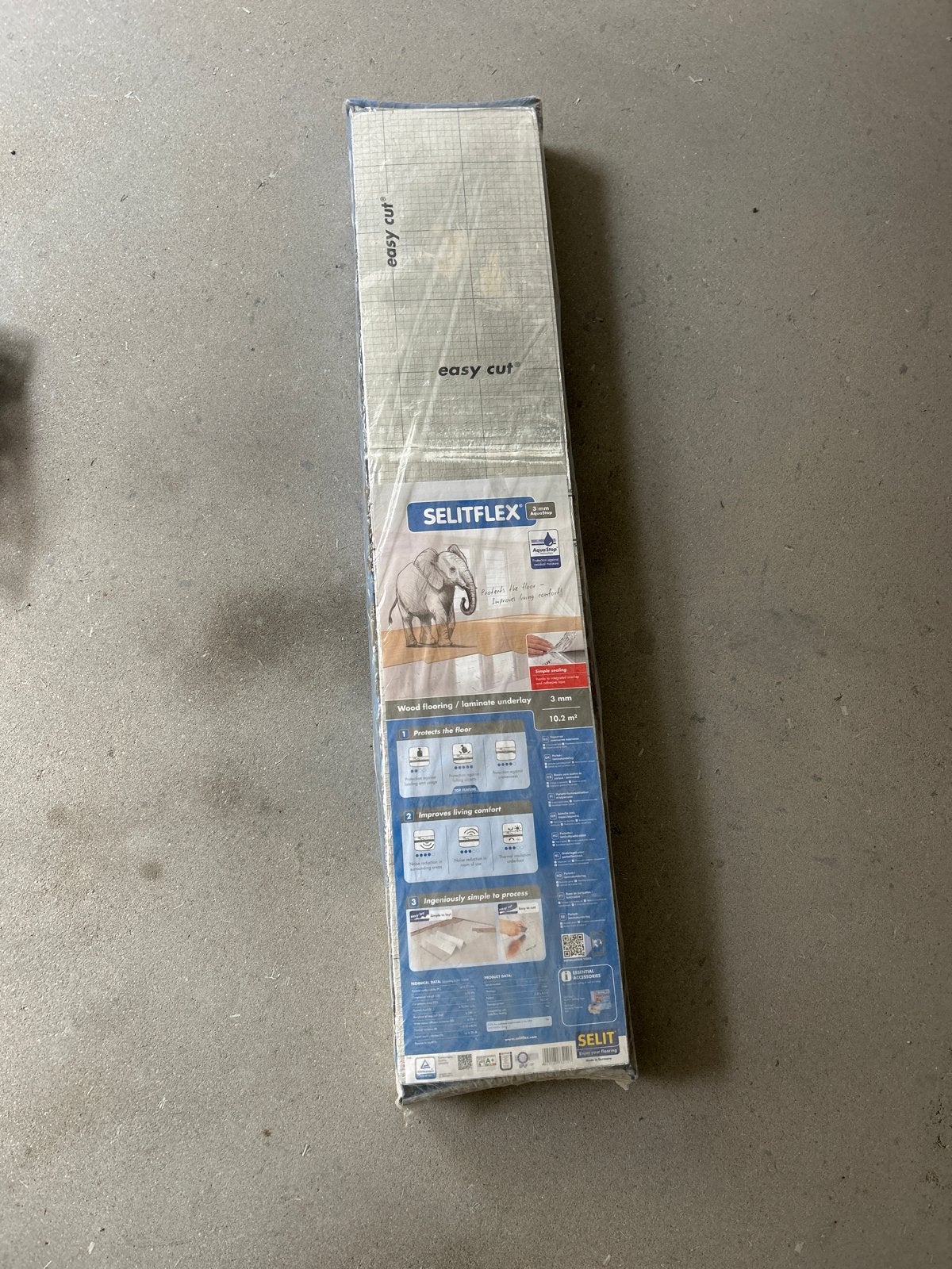 2 dichte verpakkingen Selitflex ondervloer 3mm, Overige typen, Nieuw, Ophalen of Verzenden, 10 m² of meer