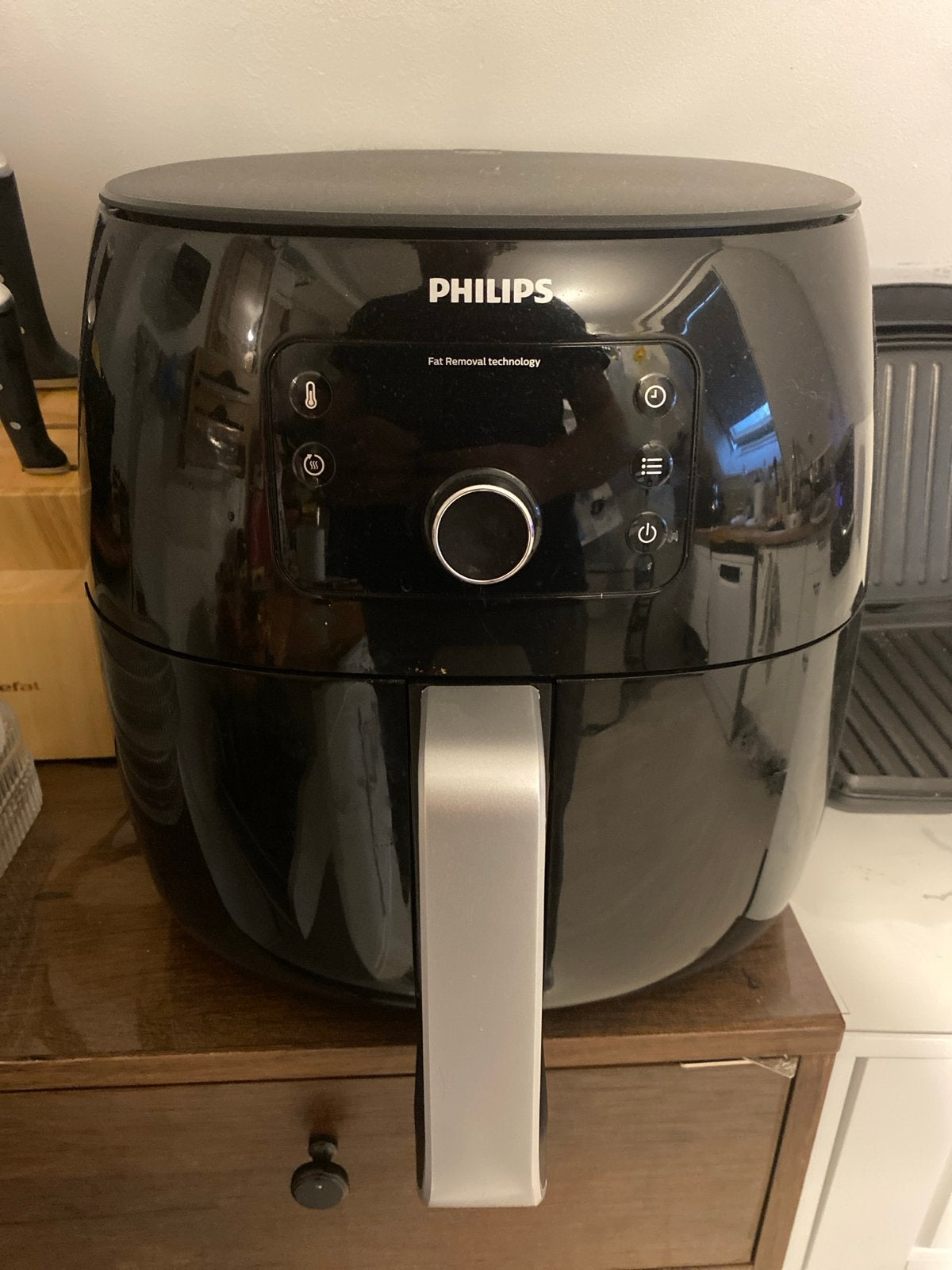 Philips Airfryer XXL - Zwart, Ophalen, Zo goed als nieuw, Airfryer XXL, 1500 gram of meer
