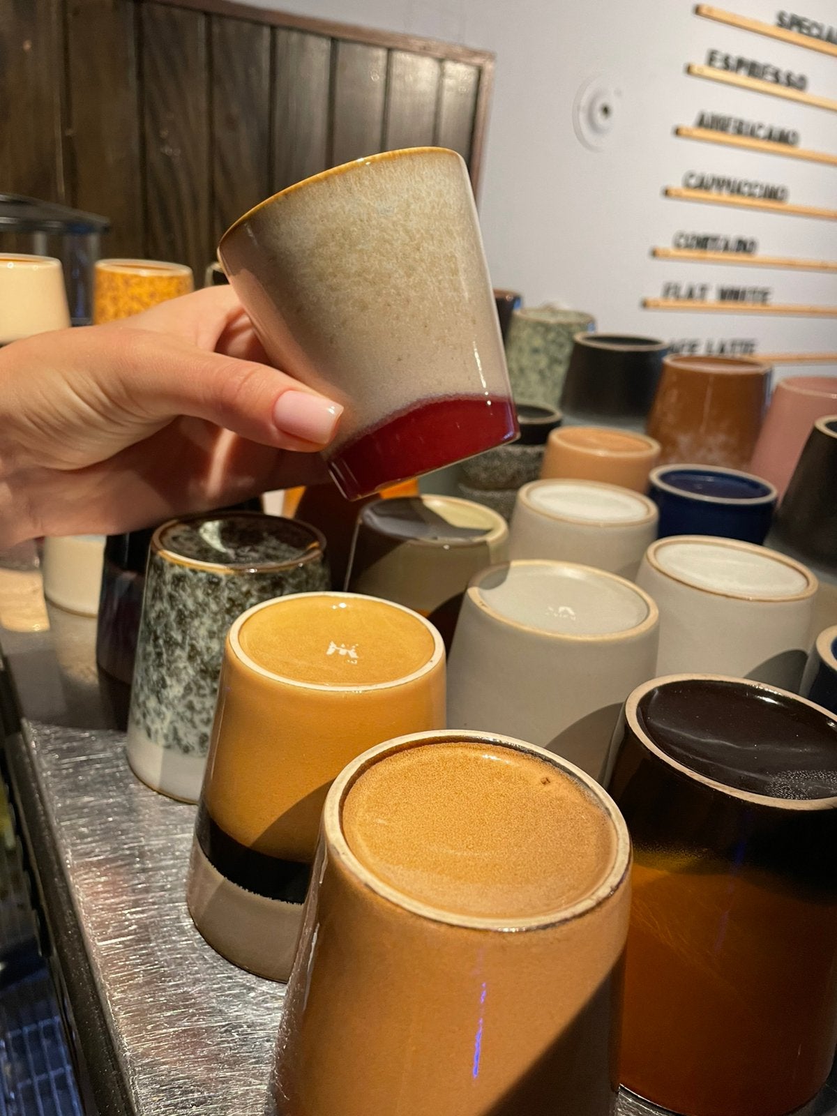 HK LIVING grote set koffiekopjes, Ophalen, Keramiek, Zo goed als nieuw, Overige stijlen