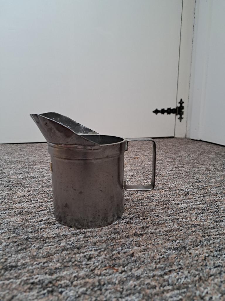 Antieke kolenschep, Ophalen