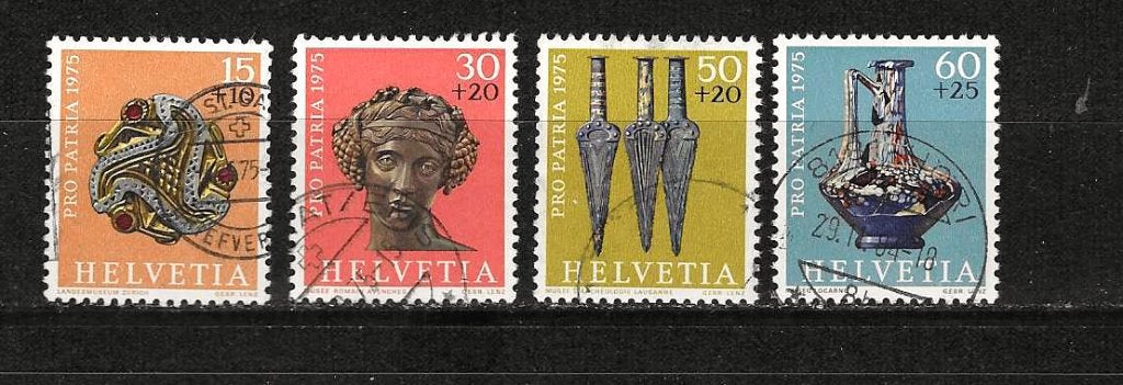 Zwitserland 1053-1056, Ophalen of Verzenden, Gestempeld