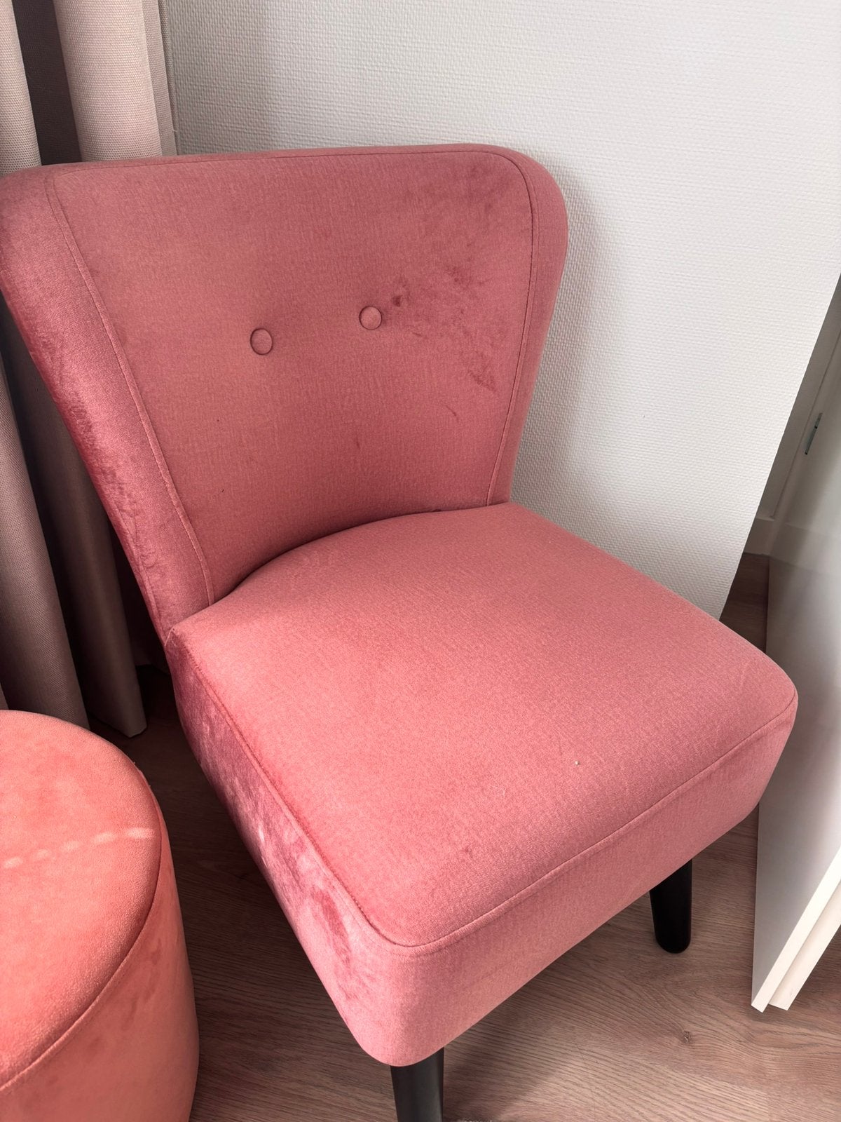 Roze fauteuil kwantum, Ophalen, Minder dan 75 cm, 50 tot 75 cm
