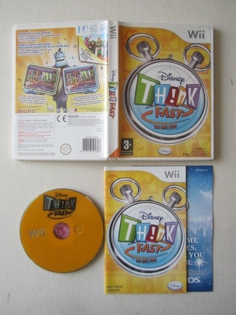 Disney Think It quiz Nintendo Wii, Overige genres, Ophalen of Verzenden, Zo goed als nieuw, 3 spelers of meer