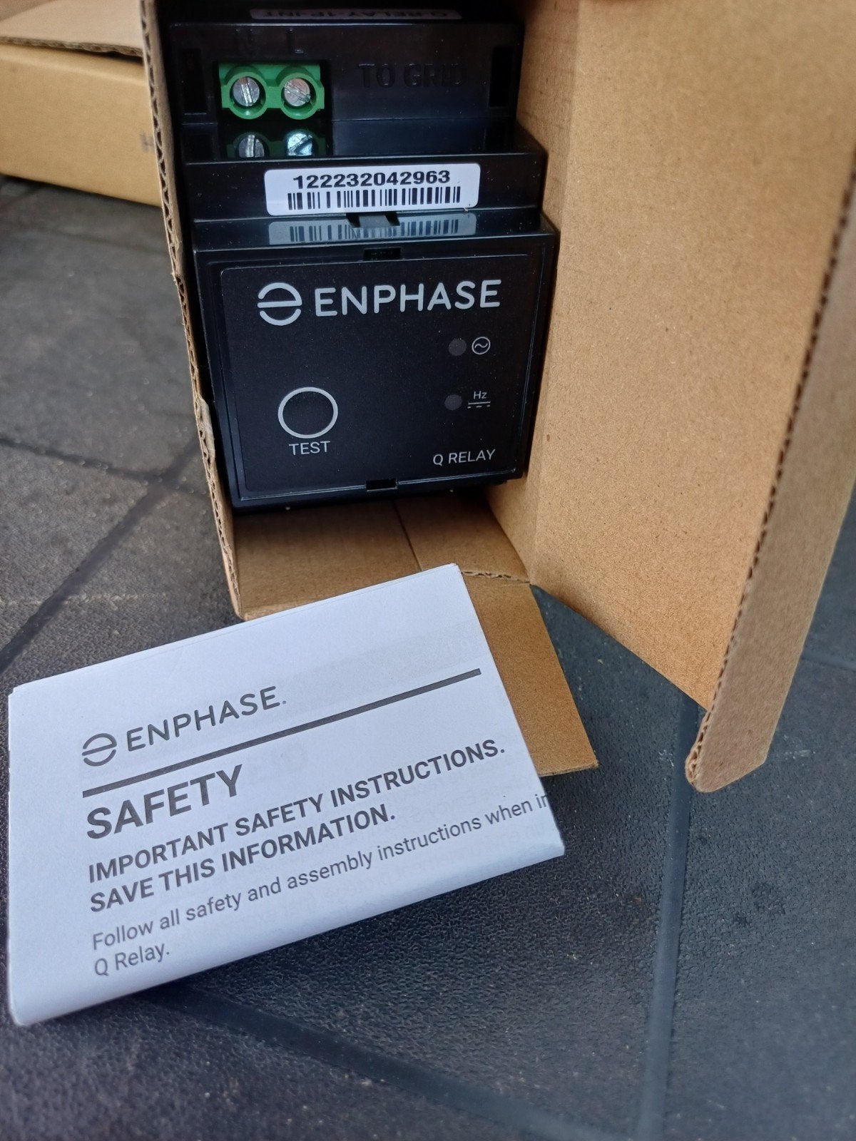 Enphase Q-Relais 1P-INT (860-00152) - Nieuw in doos, Doe-het-zelf en Verbouw, Elektra en Kabels, 47280 Kato Rd, Fremont, CA 94538, USA