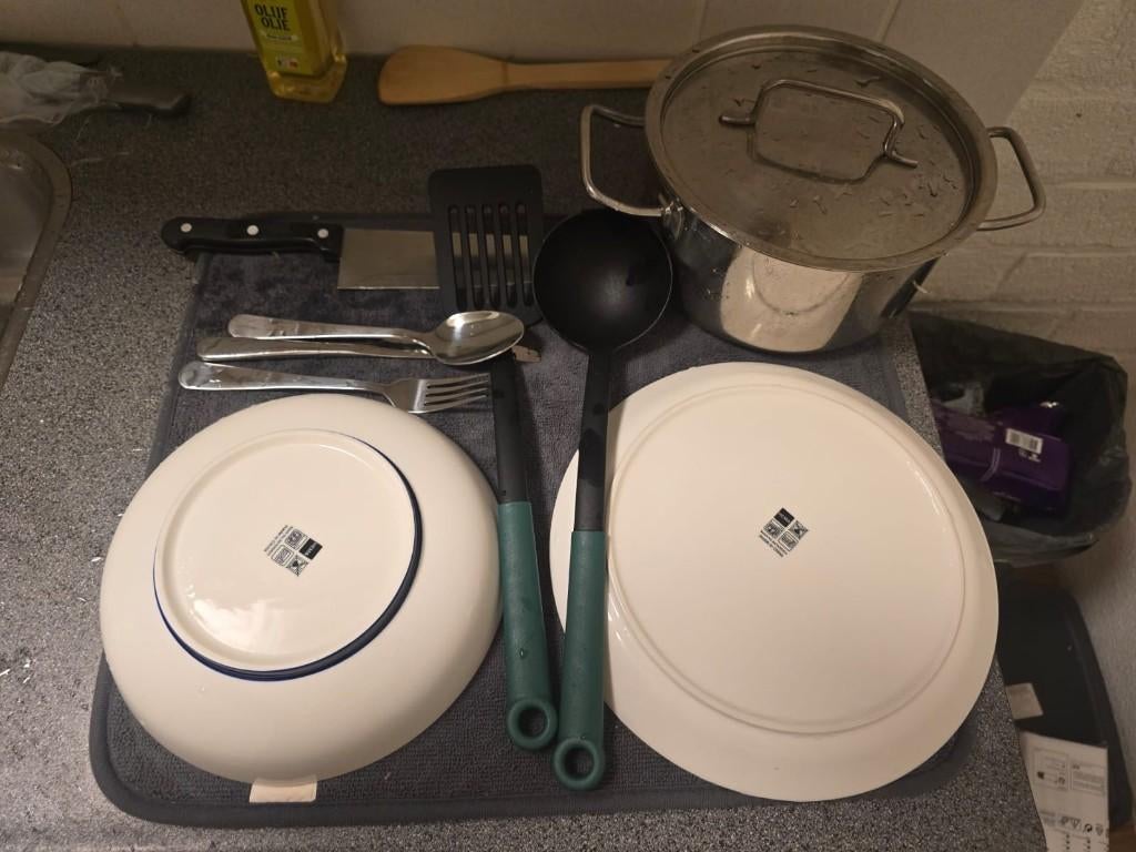 Keukenbenodigdheden - Complete kitchen starter kit, Ophalen, Meerkleurig, Overige materialen, Overige merken