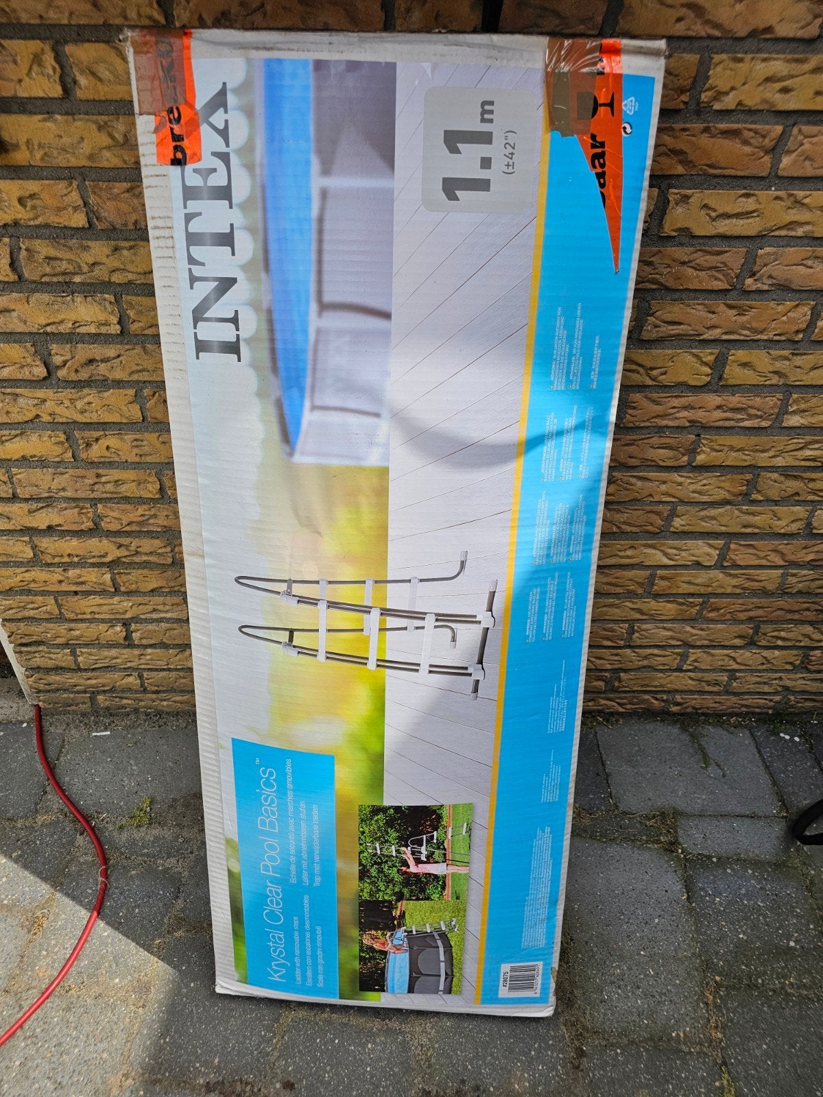 Zwembadtrap, Ophalen, Gebruikt, Ladder