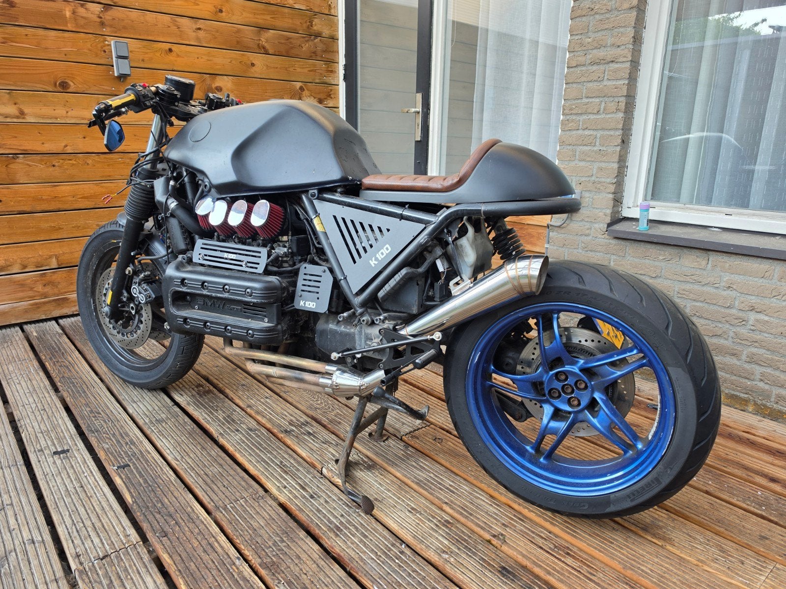 BMW K100 Cafe Racer Project Nieuwe onderdelen kosten 600€+, 4 cilinders, Motorrijbewijs A, Gebruikt, Sportuitlaat