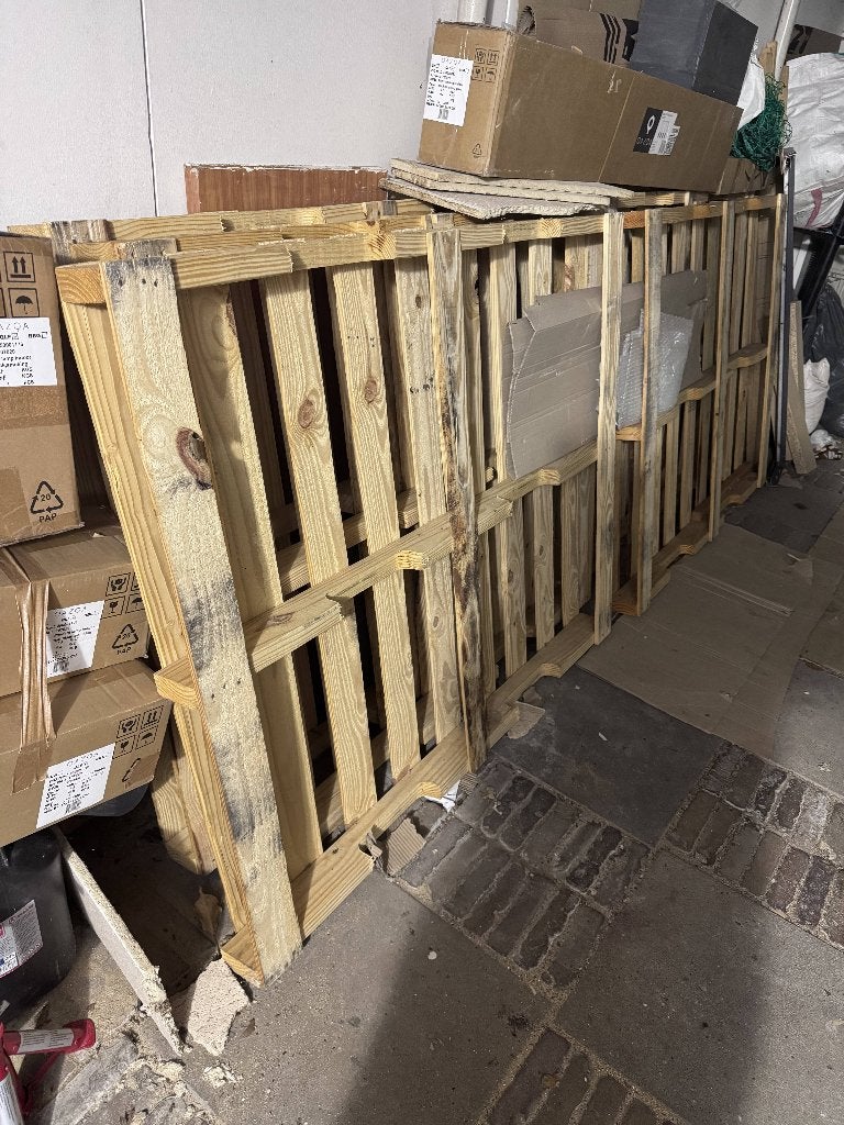 Wooden Pallets for Free, Ophalen, Gebruikt, Pallet, Minder dan 200 cm