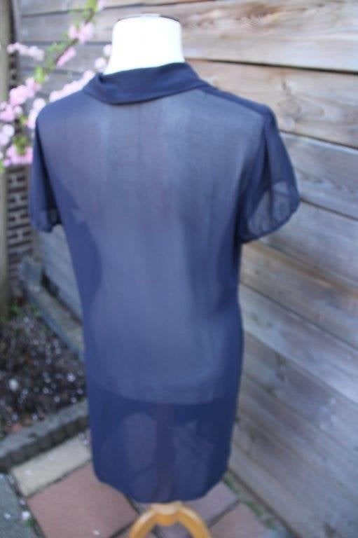 Doorknoopjurk donkerblauw Inwear mt L transp. Vaste prijs OP, Blauw, Maat 42/44 (L), Ophalen of Verzenden, Zo goed als nieuw