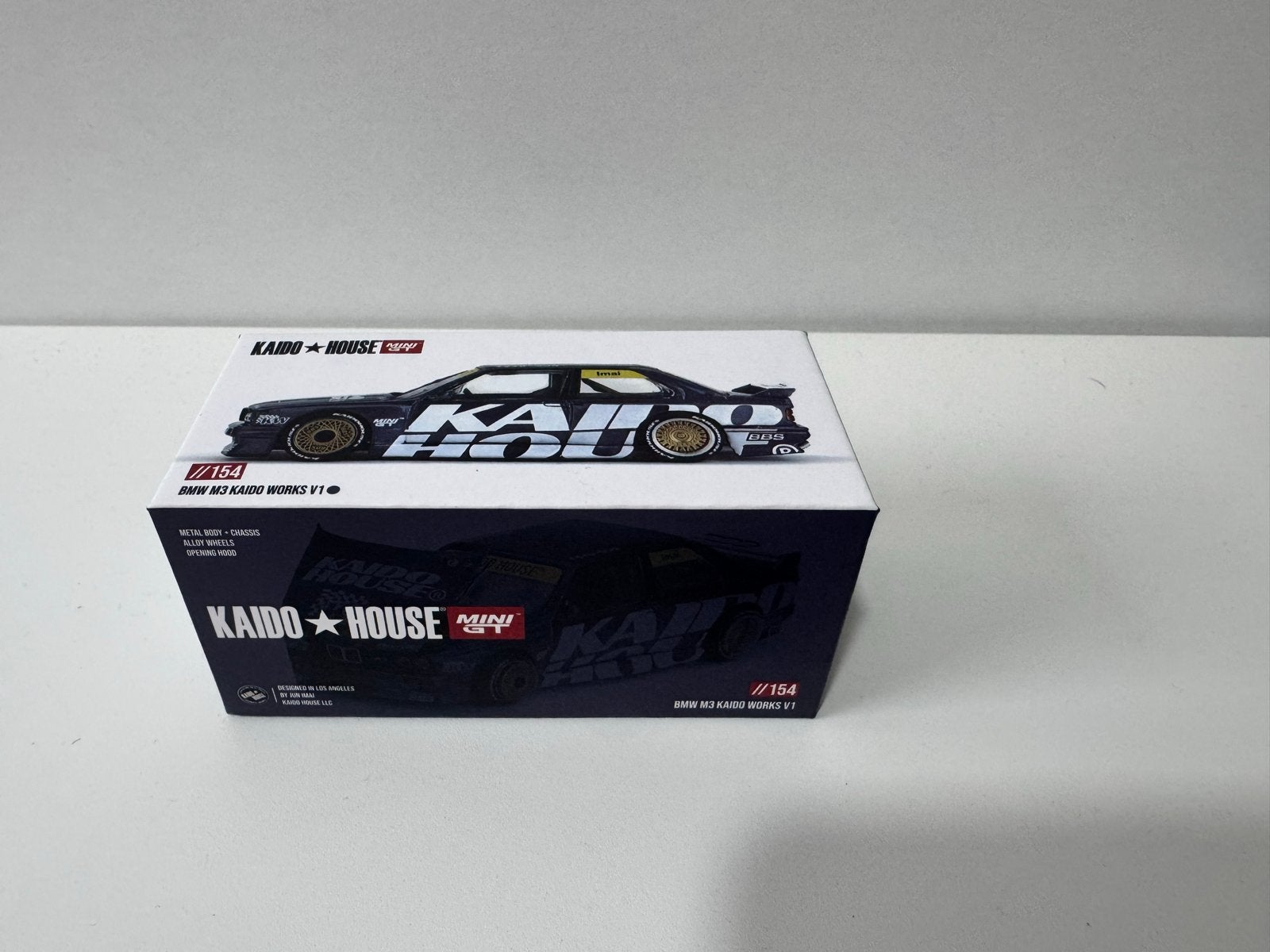 Kaido House Mini GT BMW M3 Kaido Works V1 1:64 in OVP, Ophalen of Verzenden, Nieuw, Auto