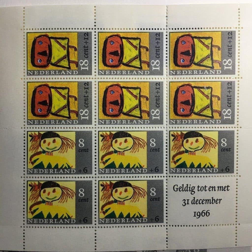 i47-854pf Nederland 1965 NVPH 854 postfris PLAATFOUT *LEES*, Postzegels en Munten, Postzegels | Nederland, Ophalen of Verzenden