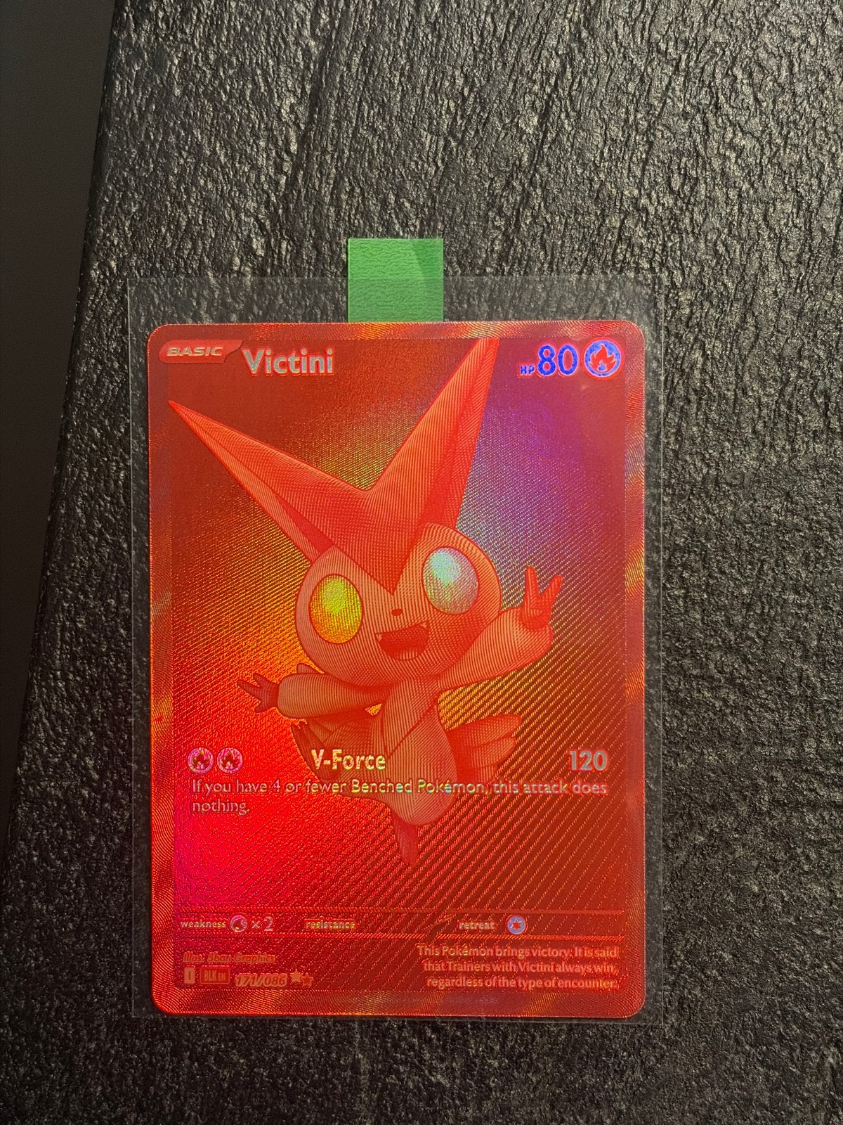 Pokémon Victini 171/086 Black Bolt BWR - Pack Fresh, Ophalen of Verzenden, Zo goed als nieuw, Losse kaart, Foil