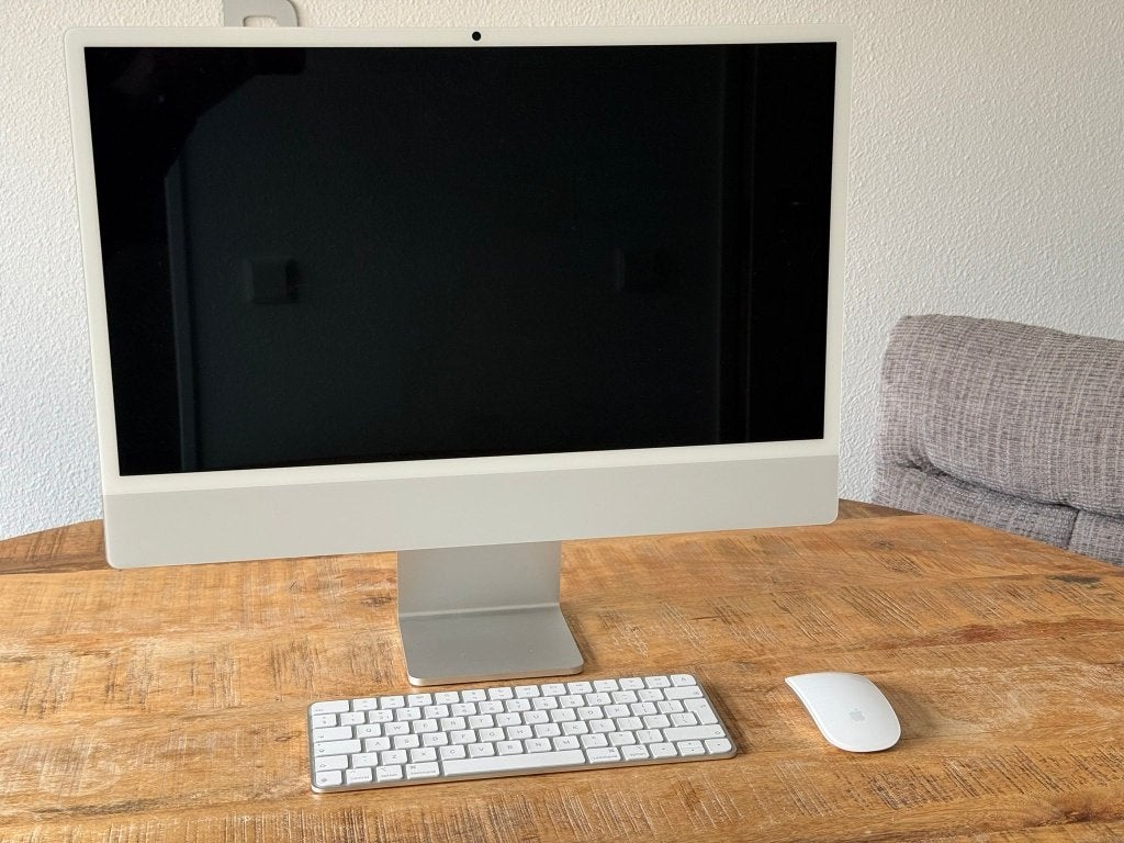 Imac 2025 24inch M4-chip, 256 GB, SSD, IMac, Zo goed als nieuw