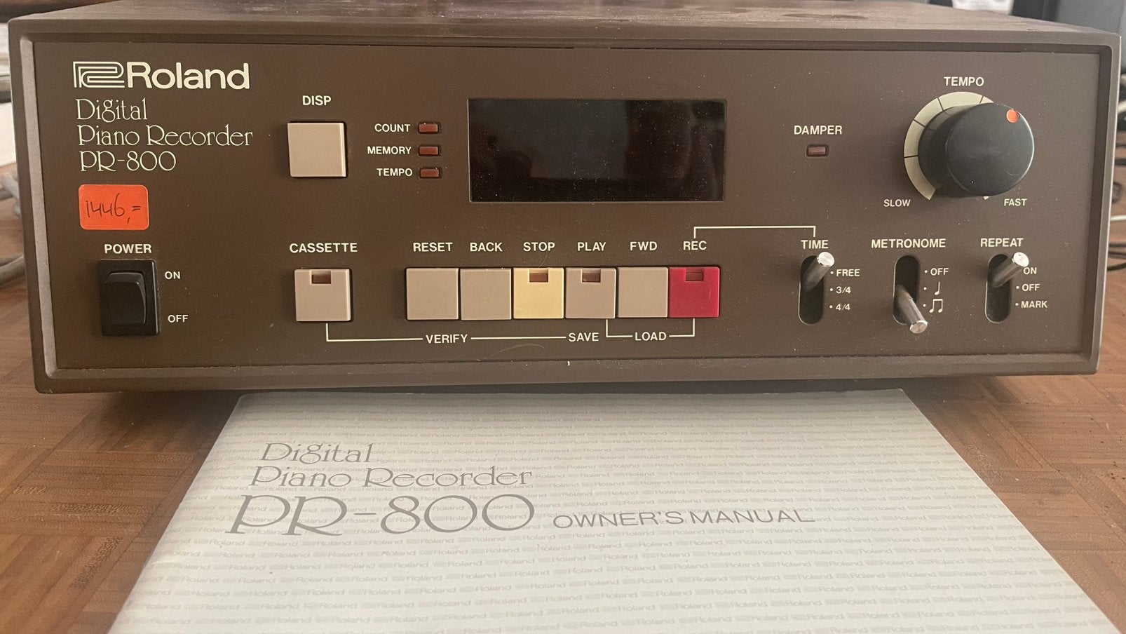 Roland PR800, Vintage MIDI Piano Recorder, Muziek en Instrumenten, Ophalen of Verzenden, Gebruikt
