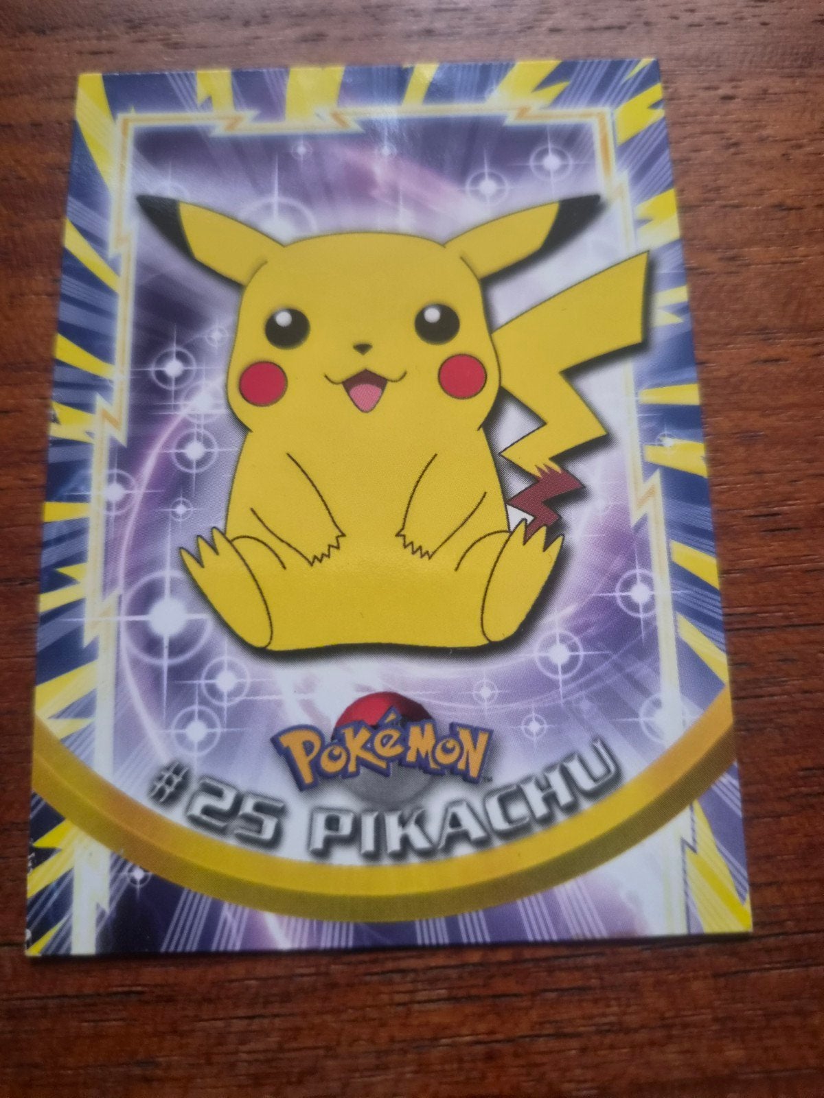 Pikachu Pokémon kaart #25 - Topps TV Animation Edition, Ophalen of Verzenden, Gebruikt, Losse kaart