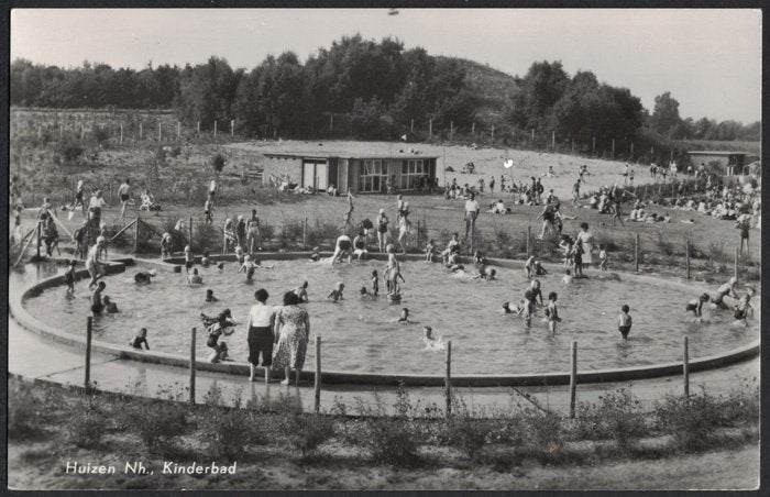 Huizen Nh., Kinderbad. 1968., Ophalen of Verzenden, 1960 tot 1980, Ongelopen, Noord-Holland