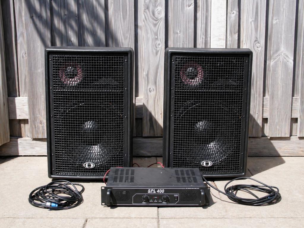 professionele PA speakers te huur voor feestjes, Ophalen, Zo goed als nieuw, Audio