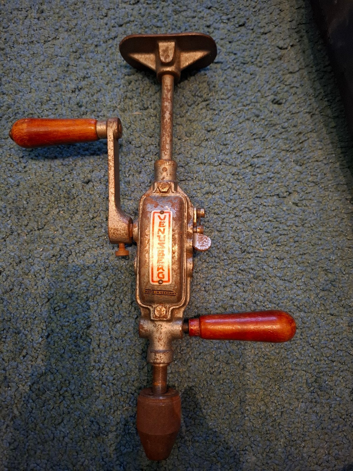 Vintage Handboor Venzenberg - Made in Germany, Antiek en Kunst, Ophalen of Verzenden