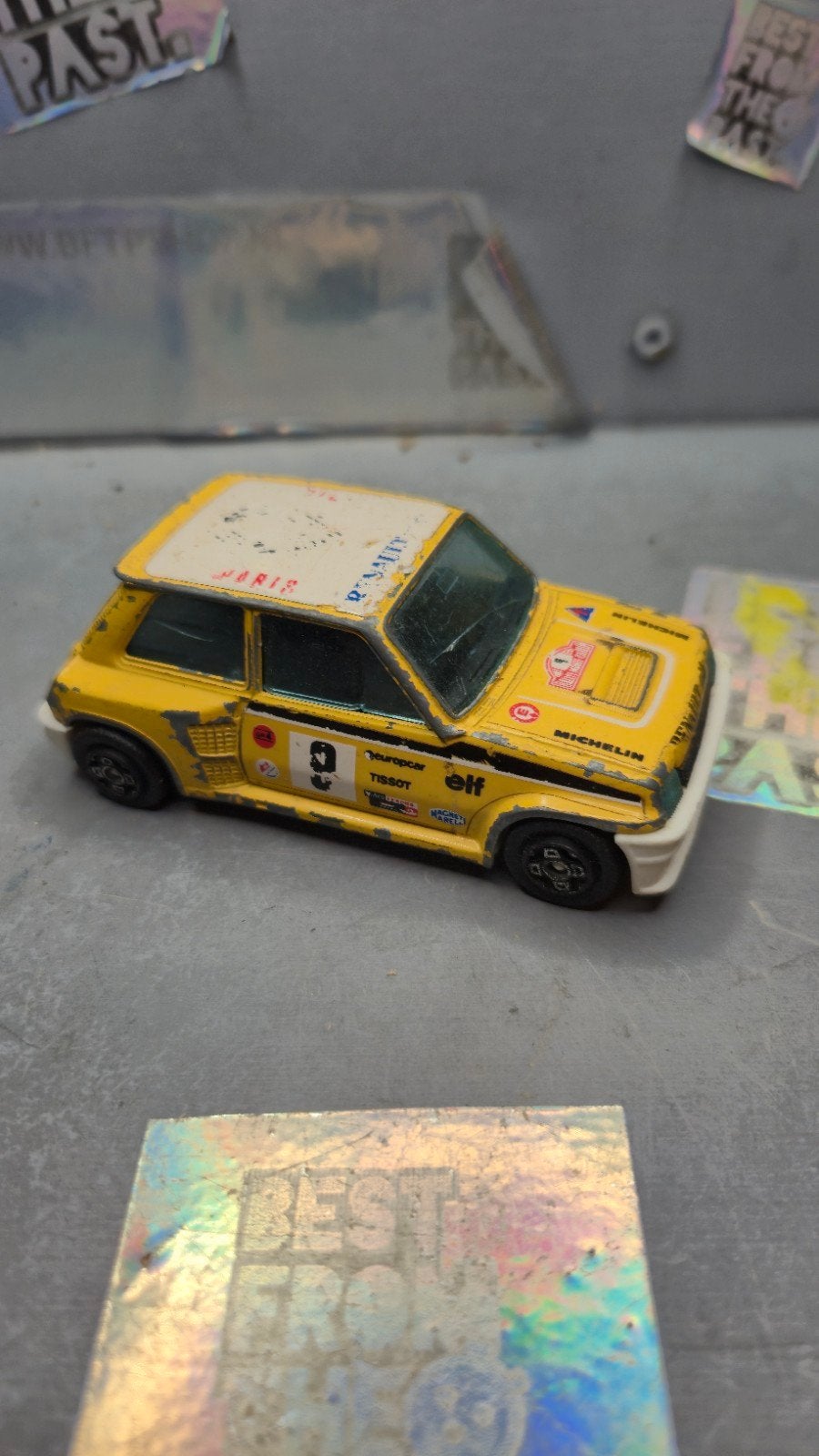 Burago Renault 5 Turbo Rally 1/43 modelauto, Ophalen of Verzenden, Gebruikt