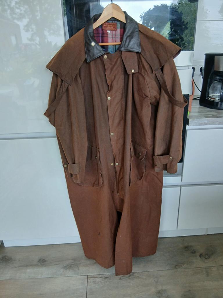 Hi-Diver XXL Bruine Lange Jas - Country & Outdoor Garment, Kleding | Heren, Jassen | Zomer, Gedragen, Maat 56/58 (XL), Bruin, Ophalen of Verzenden