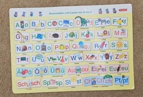 Educatief ABC Leerbord Duits, Ophalen, Gebruikt, Taal en Lezen