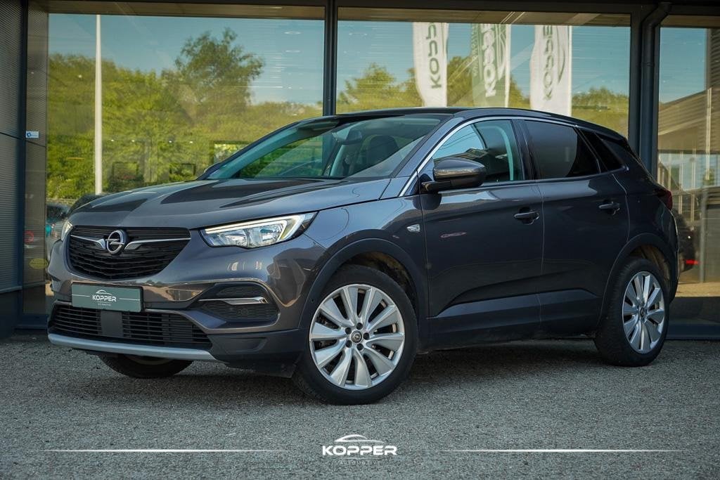 Opel Grandland X 1.2 Turbo Business Executive / Leder / Trek, Auto's, Voorwielaandrijving, Gebruikt, Euro 6, Bedrijf