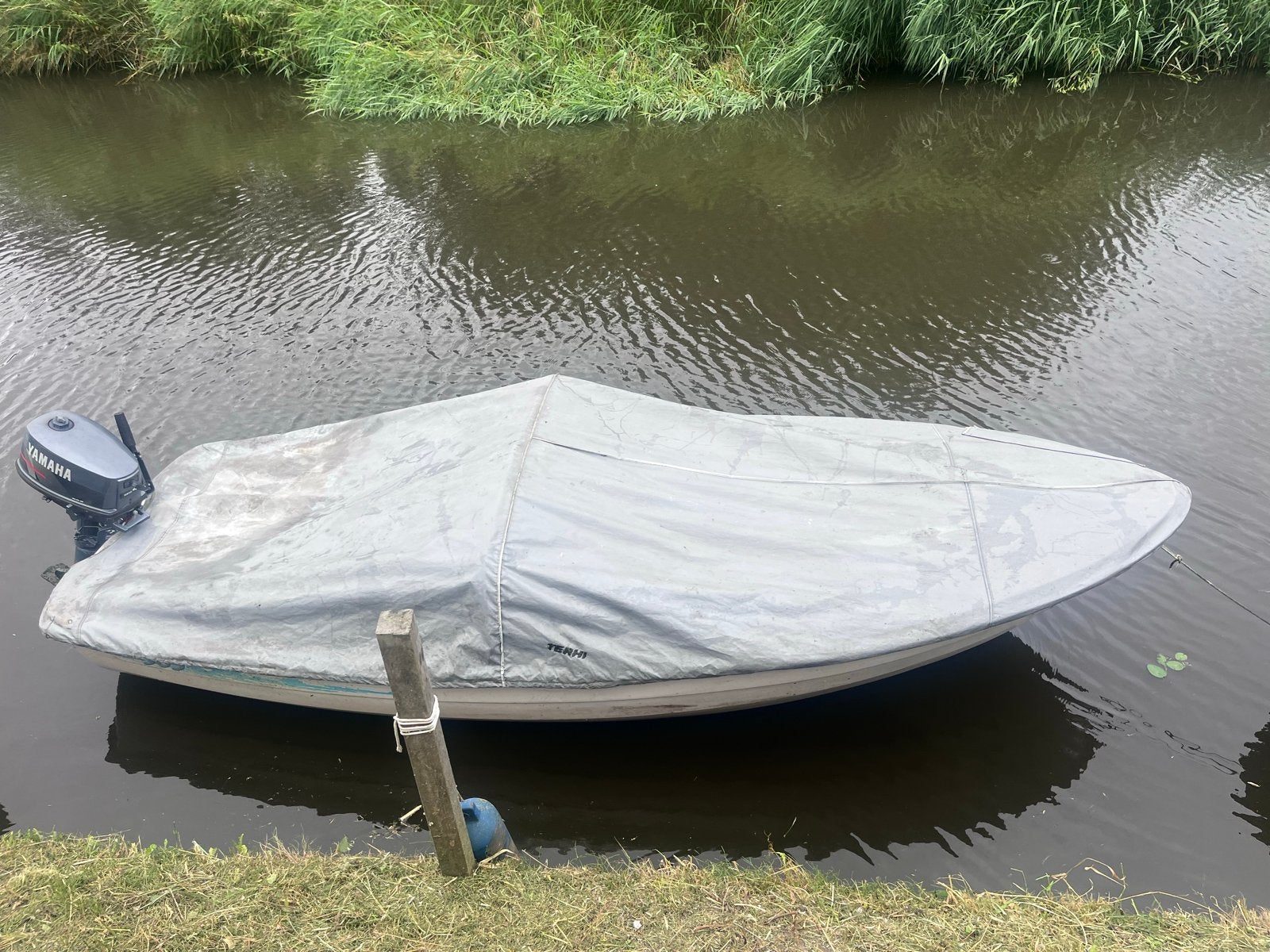 Terhi 385 met Yamaha buitenboordmotor, Overige merken, Gebruikt, Afdekzeil, Buitenboordmotor
