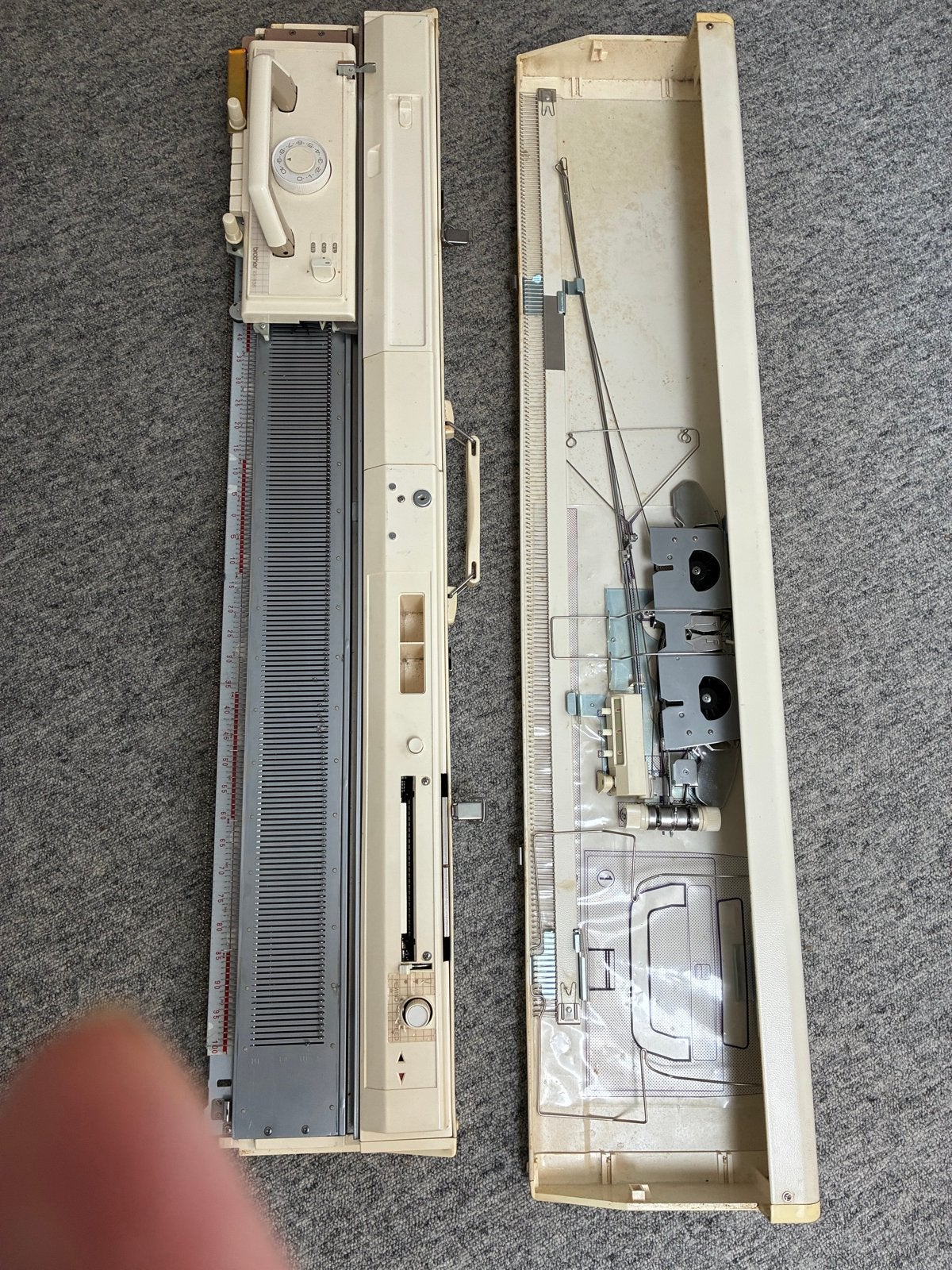 Brother KH-836 Breimachine met Wolwinder KA-240, Ophalen, Gebruikt, Naaimachine, Brother
