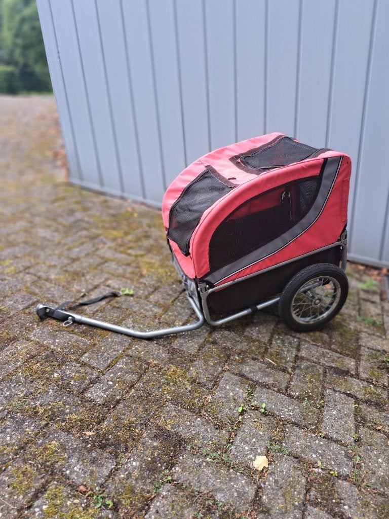 Fietskar (voor honden, bagage, .....), Fietsen en Brommers, Fietsaccessoires | Aanhangers en Karren, Ophalen, Gebruikt, Hondenkar