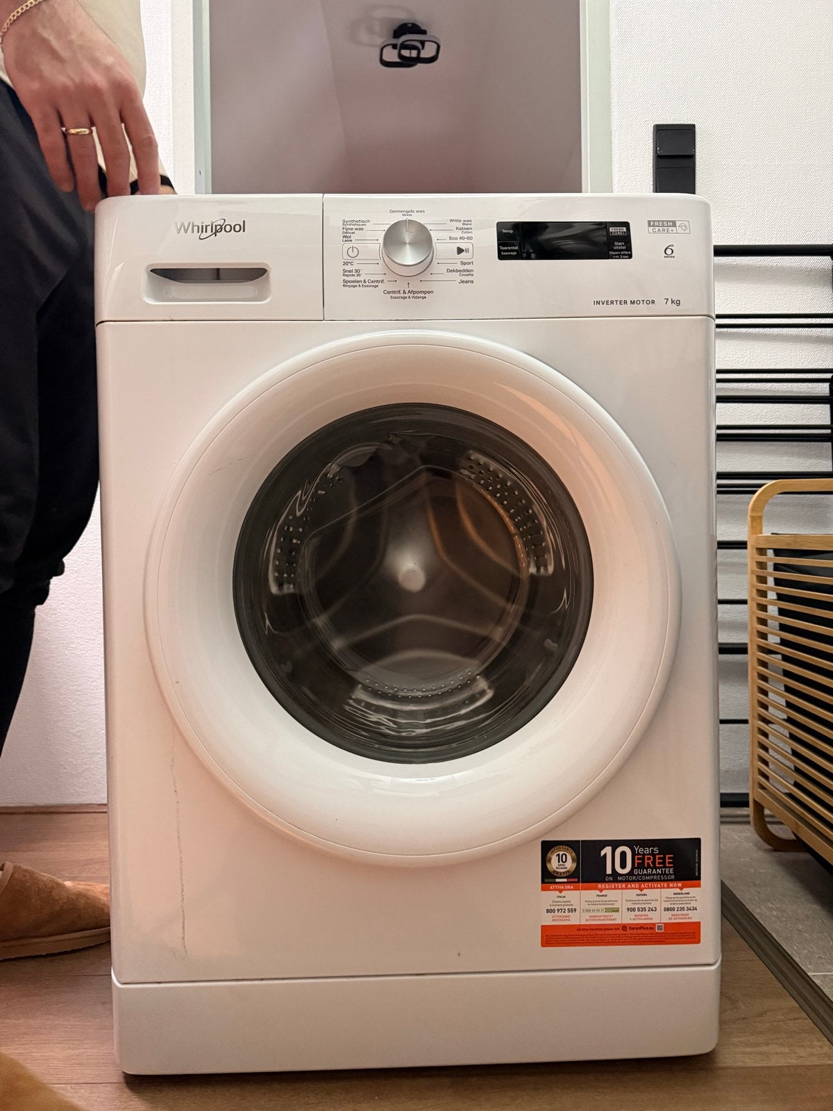 Whirlpool Wasmachine - Werkt tot 40C - Afhalen Wilnis, Witgoed en Apparatuur, 6 tot 8 kg, Ophalen, Niet werkend, Voorlader