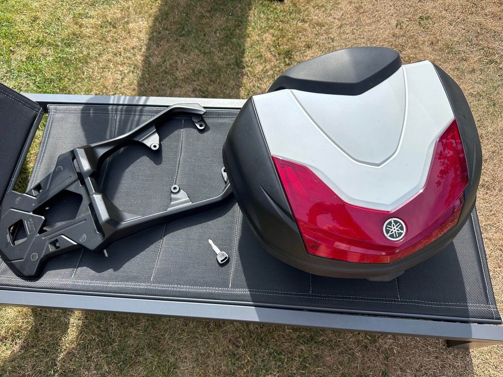 Yamaha Topkoffer voor MT-07 (2016) met montageplaat, Ophalen, Gebruikt