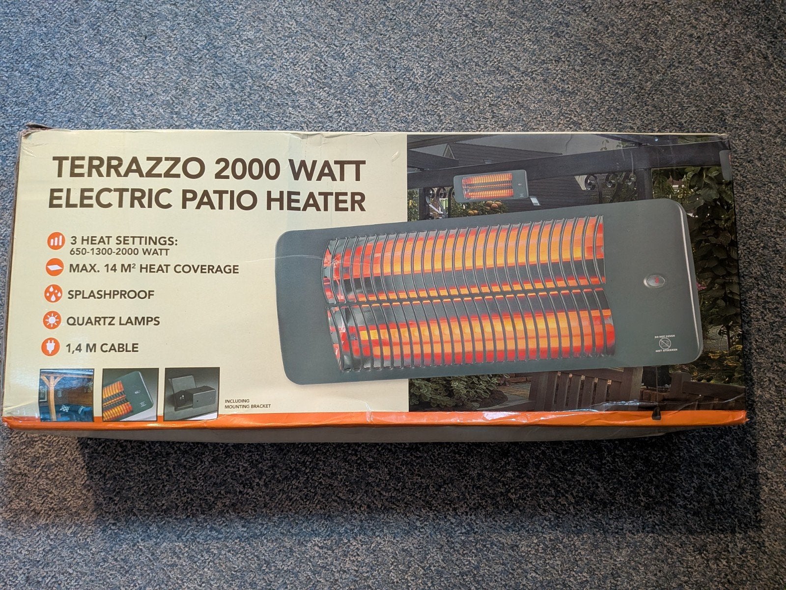 2x Terras heater, Ophalen of Verzenden
