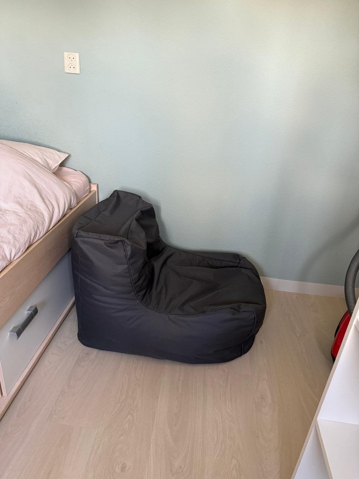 loungezak van lebel antraciet, Ophalen, Zo goed als nieuw, Grijs