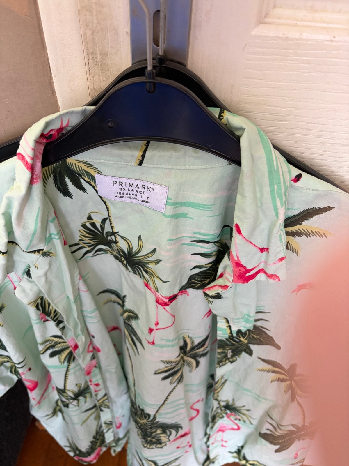 Zomerblouse met flamingo- en palmboomprint - XXL, Ophalen of Verzenden, Gedragen, Meerkleurig
