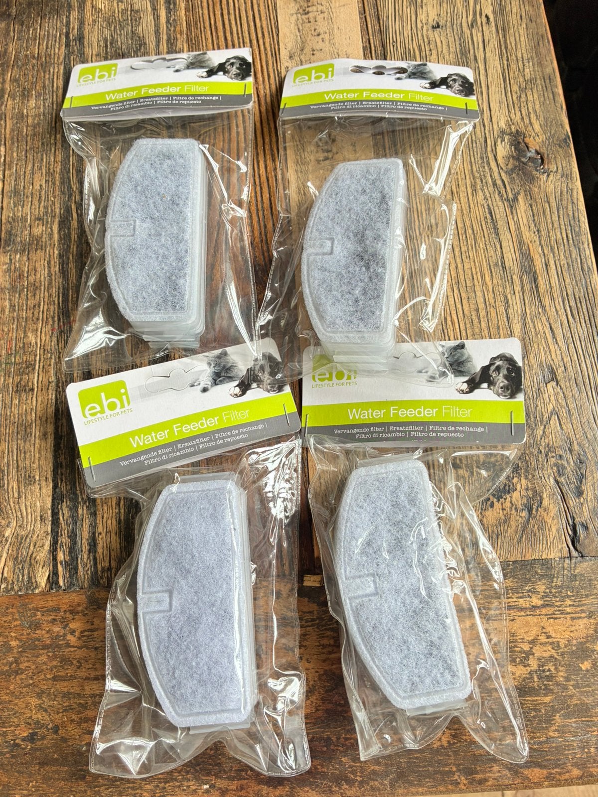 Gratis 4 zakjes waterfilters Ebi drinkbak, Ophalen, Nieuw
