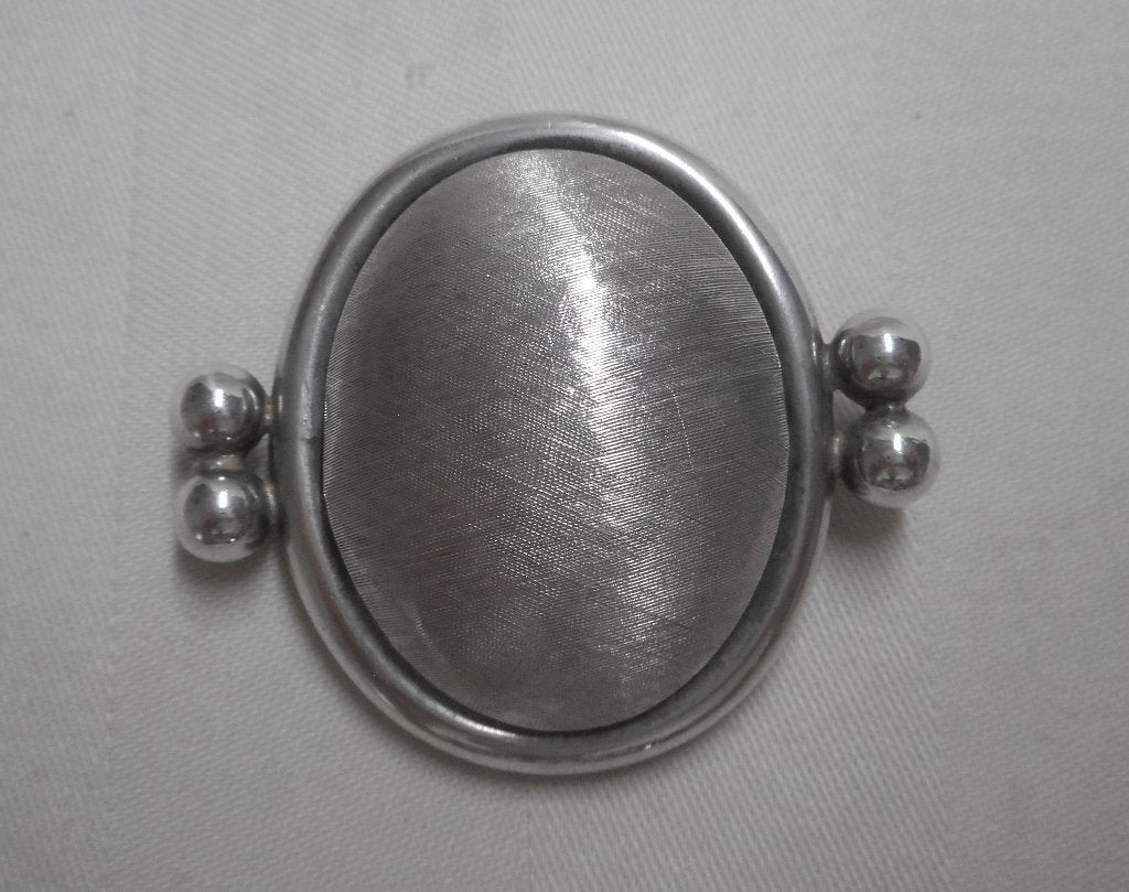 Zilveren royale modernist broche nr.766, 4 tot 7 cm, Verzenden, Zo goed als nieuw, Zilver