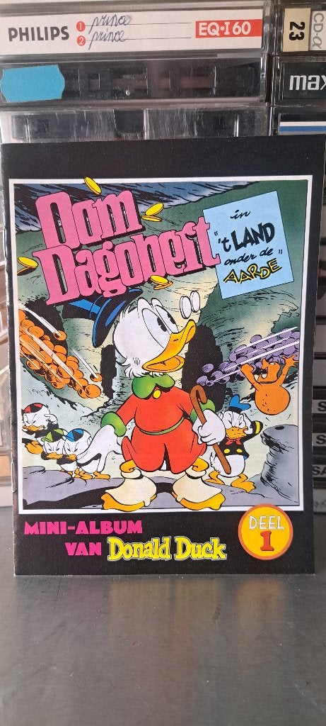 2 x mini album Oom Dagobert (Z258-134), Eén stripboek, Ophalen of Verzenden, Zo goed als nieuw
