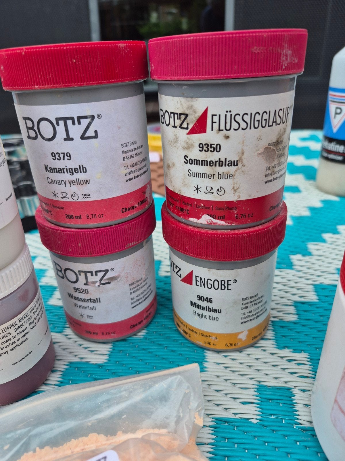 boetseer keramiek glazuur BOTZ, Ophalen, Wit