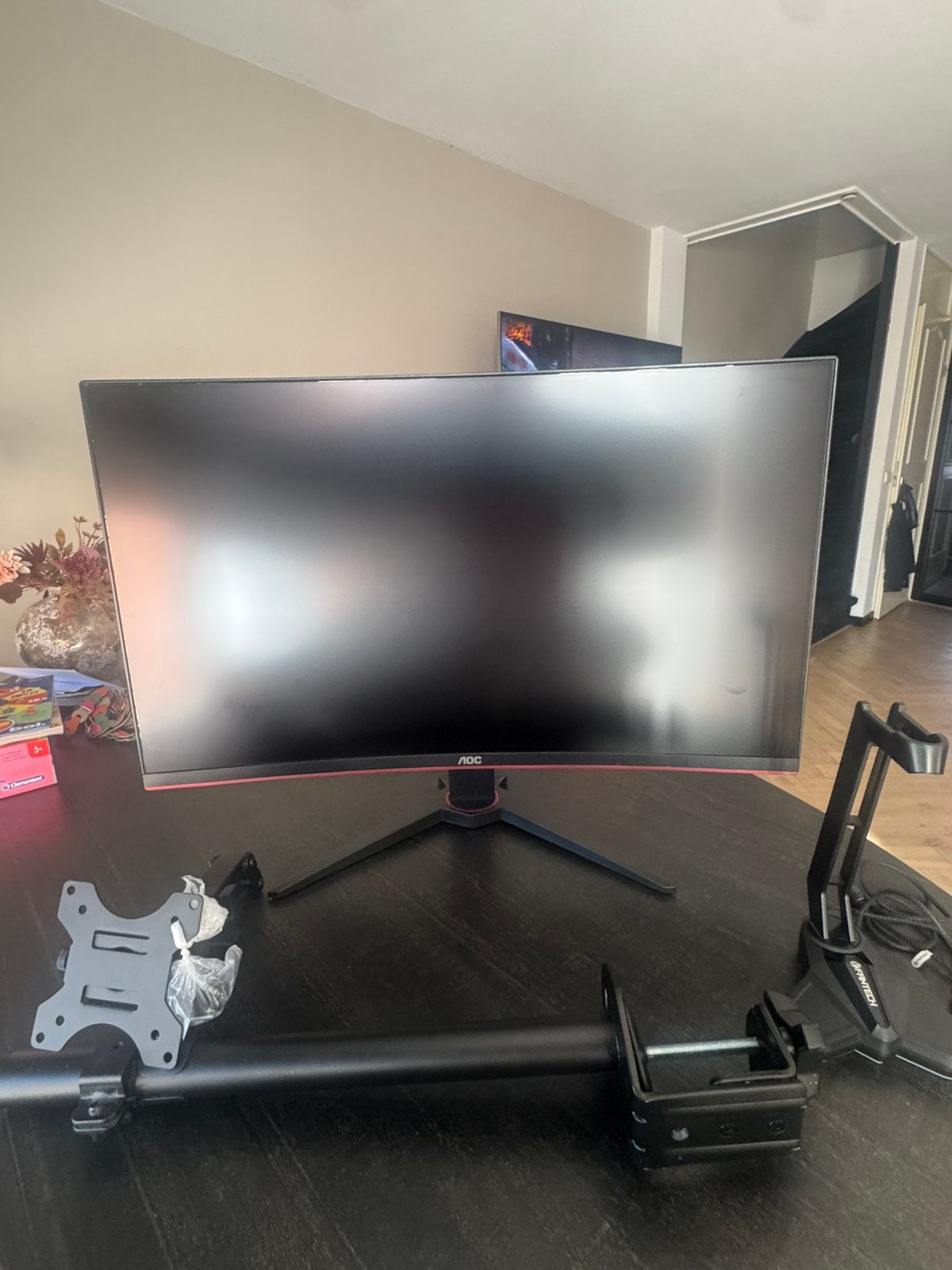 AOC game scherm 32 inch curve, Computers en Software, HDMI, Zo goed als nieuw, Overige typen, Ophalen