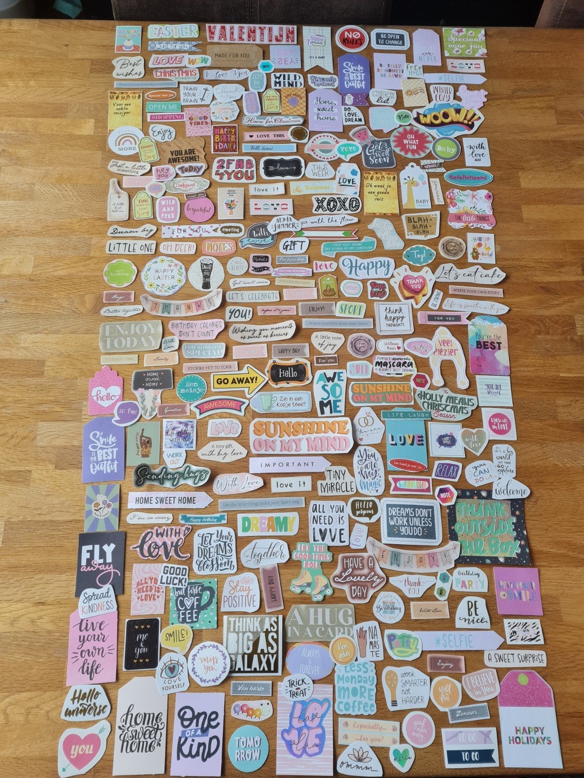 Knutselen teksten, kaarten, Bulletjournal,journal, T01, Ophalen, Zo goed als nieuw, Overige thema's, Overige typen