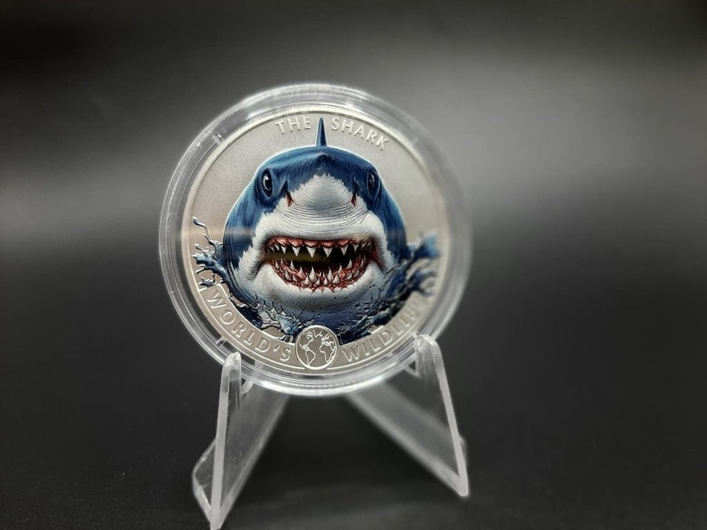 1 oz zilver The Shark 2026, Postzegels en Munten, Ophalen of Verzenden, Zilver