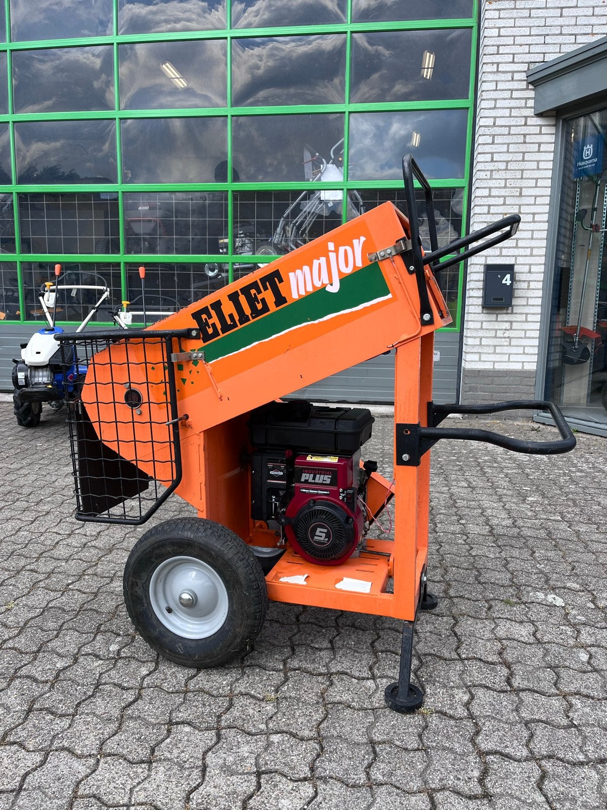 ELITE Major Benzine Hakselaar - Krachtige Houtversnipperaar, Tuin en Terras, Hakselaars, Ophalen, Benzine, Gebruikt, Eliet
