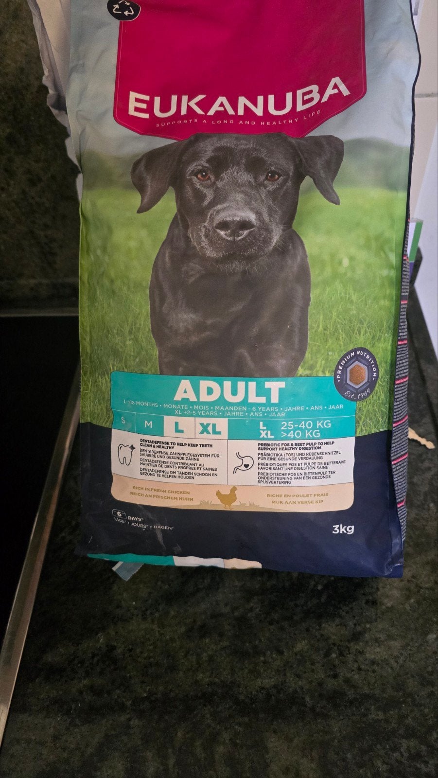 Eukanuba adult L XL 3 KG, Ophalen of Verzenden, Hond