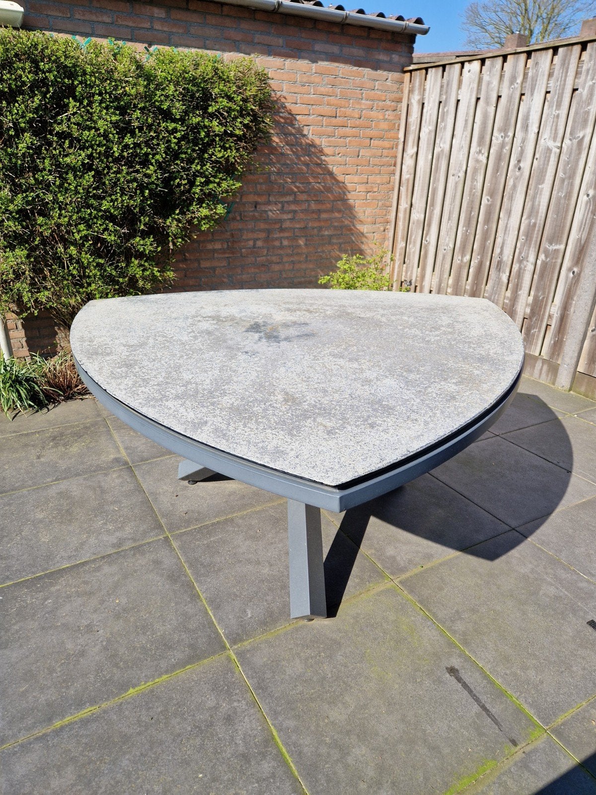 Tuintafel 170x170x170, Tuin en Terras, Ophalen, Gebruikt, Rechthoekig